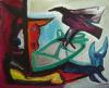 minotaur_and_the_raven_oil_on_canvas_80x65cm_borko_petrovic