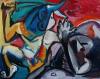 fight_oil_on_canvas_80x65cm_borko_petrovic