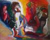 women_bathe_river_oil_on_canvas_80x65cm_borko_petrovic